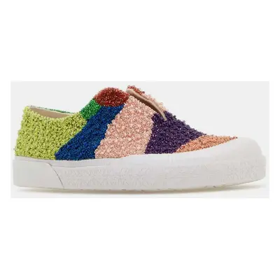 Loewe Multicolor Embellished Fabric Terra Vulca Slip Ons Men’s IT