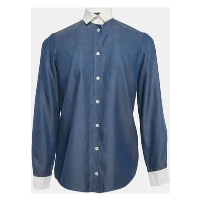 Gucci Blue Chambray Button Front Shirt