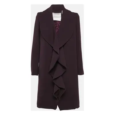 INGIE Paris Purple Wool Long Coat