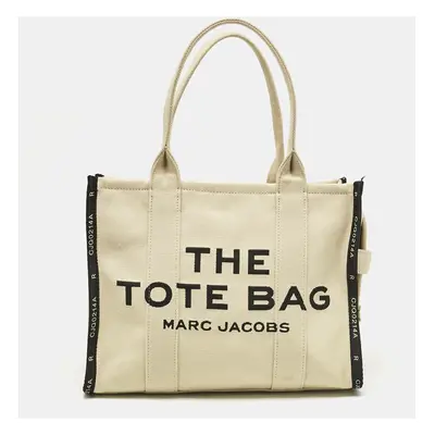 Marc Jacobs Cream Canvas The Tote Bag