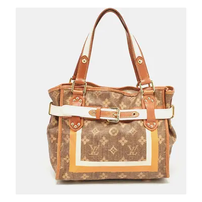 Louis Vuitton Brown Monogram Canvas Tisse Rayures PM Bag