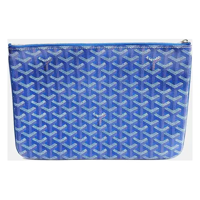 Goyard Blue PVC Senna MM Bag