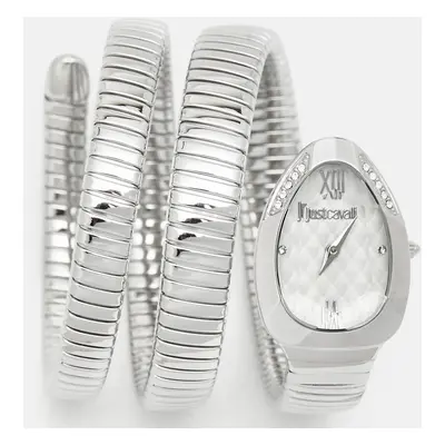 Just Cavalli Silver Stainless Steel Chic Snake JC1L224M0015 Women's Wristwatch