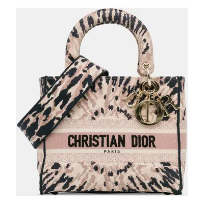 Dior Pink Medium Tie-Dye Lady D-Lite