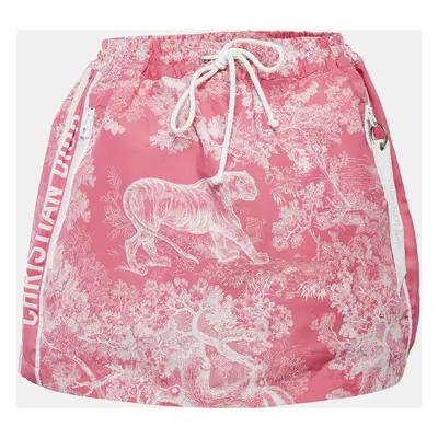 Dior Pink Toile de Joey Jacquard Mini Skirt