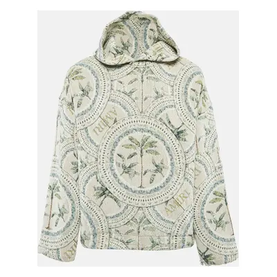 Amiri Green Palm Jacquard Hoodie