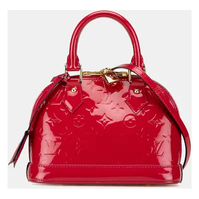 Louis Vuitton Red Louis Vuitton Monogram Vernis Alma BB