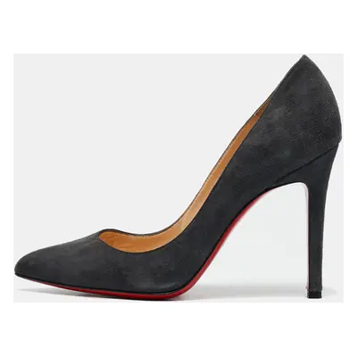 Christian Louboutin Grey Suede Pigalle Pumps Size