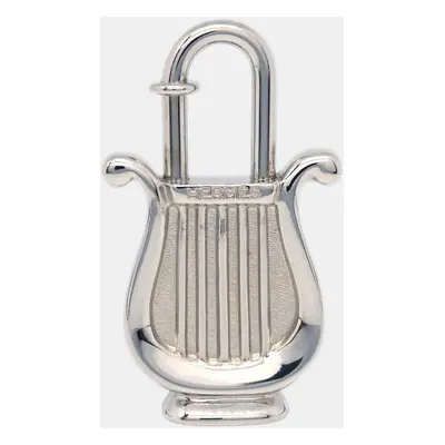 Hermes Harp Cadena Padlock Silver Small