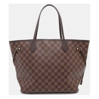 Louis Vuitton Brown Damier Ebene Canvas Neverfull MM Tote Bag