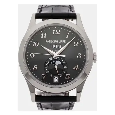 Pre-Owned Patek Philippe Complications Annual Calendar Moon Phases 5396G-014 38.5 mm