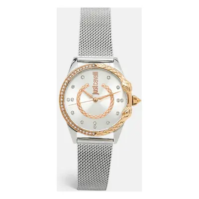 Just Cavalli Silver Two-Tone Stainless Steel Serpente JC1L095M0105 Women's Wristwatch