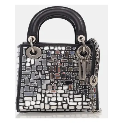 Dior Mini Calfskin Mosaic of Mirrors Lady Dior