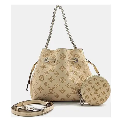 Louis Vuitton Beige Leather Mahina Bella bag