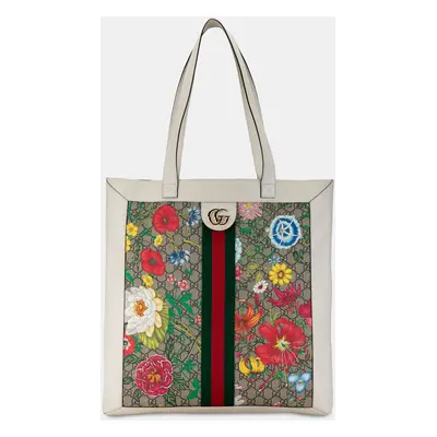 Gucci GG Supreme Flora Ophidia Tote