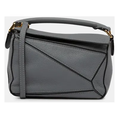 Loewe Grey Mini Puzzle Satchel Bag