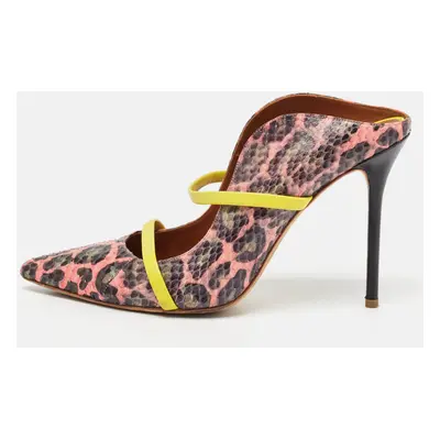 Malone Souliers Multicolor Python Leather Maureen Pumps Size