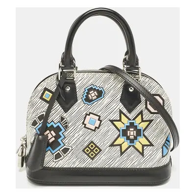 Louis Vuitton White Epi Leather Azteque Alma BB Bag