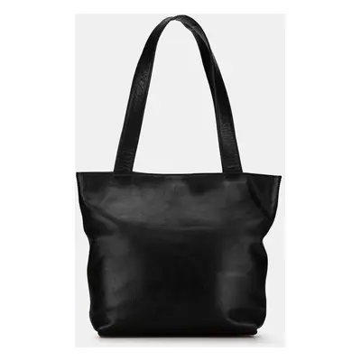 Chanel Black Embossed Lambskin CC Tote Bag