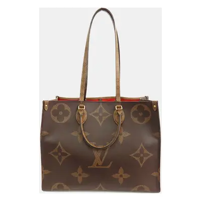 Louis Vuitton Brown Monogram Reverse Giant OnTheGo GM