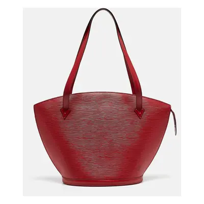 Louis Vuitton Red Epi Leather Saint Jacques GM Bag