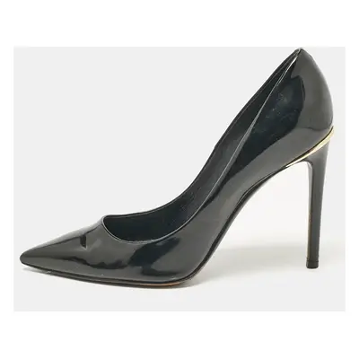 Louis Vuitton Black Patent Leather Eyeline Pointed Toe Pumps Size