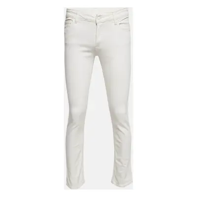 Emporio Armani Cream Denim Slim Fit Jeans Waist 27"