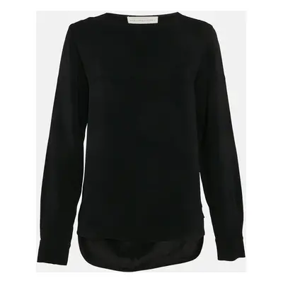 Stella McCartney BlacK Crepe High-Low Blouse