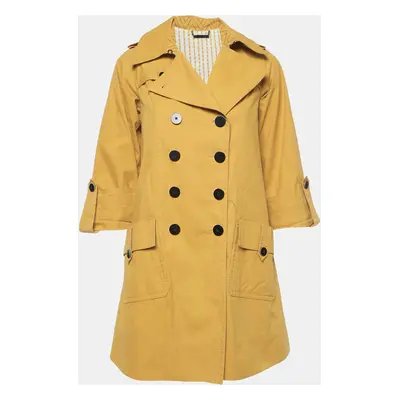 Diane Von Furstenberg Yellow Cotton Lina Lamonte Coat