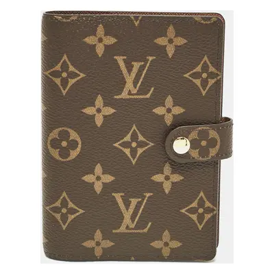 Louis Vuitton Monogram Canvas Small Ring Agenda Cover