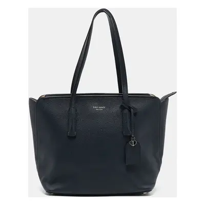 Kate Spade Navy Blue Leather Margaux Tote