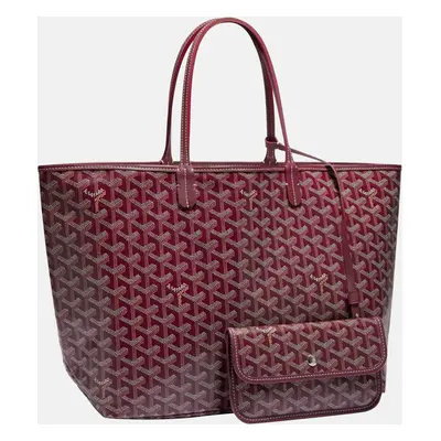 Goyard Burgundy Goyardine Coated Canvas and Leather Saint Louis PM Tote Bag