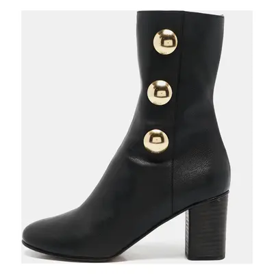 Chloe Black Leather Orlando Ankle Boots Size