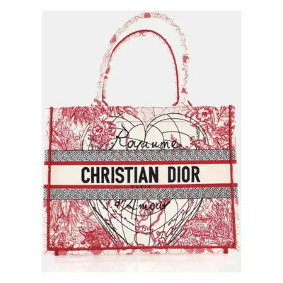 Dior Medium Canvas Book Tote