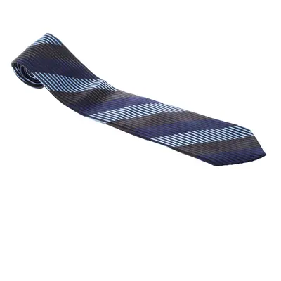 Valentino Multicolor Striped Silk Jacquard Traditional Tie