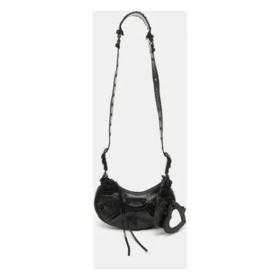 Balenciaga Black Leather Le Cagole Shoulder Bag