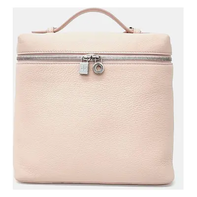 Loro Piana Pink Leather Extra Pocket Backpack