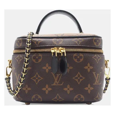 Louis Vuitton Brown Monogram Reverse Canvas Vanity PM Shoulder Bag