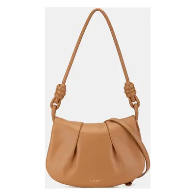 Loewe Brown Leather Paseo Satchel