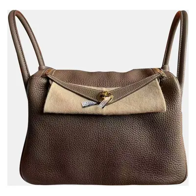 Hermes Etoupe lindy bag