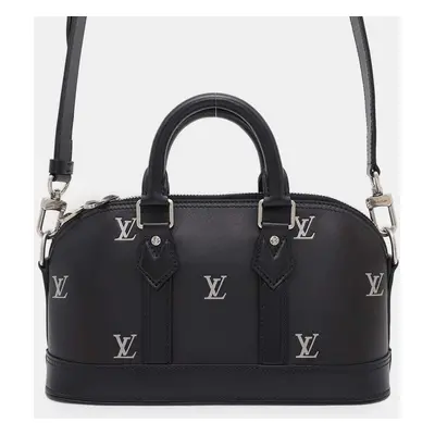 Louis Vuitton Noir Calf Leather Alma Eeast West Bag