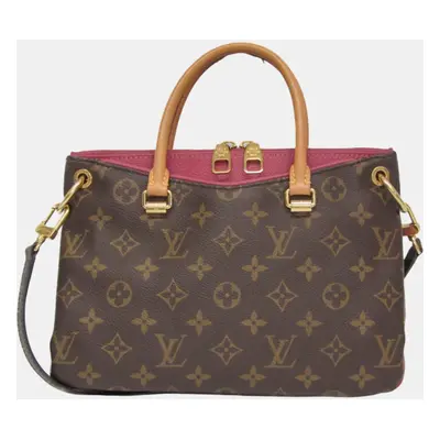 Louis Vuitton Monogram Pallas Bb Handbag Brown Rose Pink