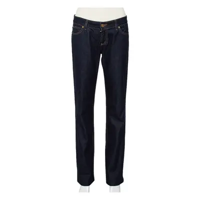 Gucci Navy Blue Denim Straight Leg Jeans