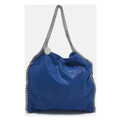 Stella McCartney Blue Faux Suede Falabella Tote