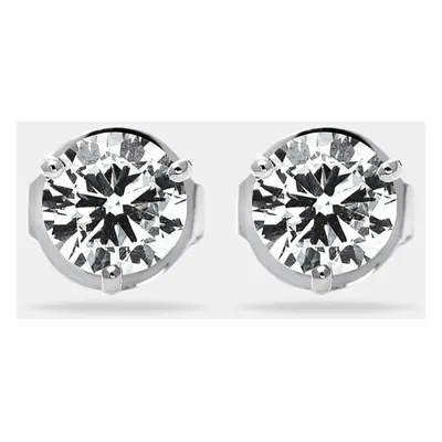 The Diamond Edit Lab Grown Diamond 2.09 cts White Gold Stud Earrings