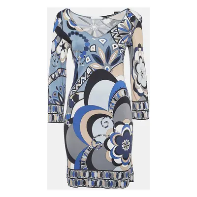 Emilio Pucci Multicolor Print Jersey Dress