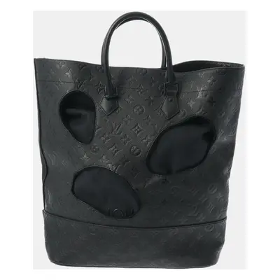 Louis Vuitton Black Monogram x Rei Kawakubo Iconoclast Monogram Plat Tote Bag