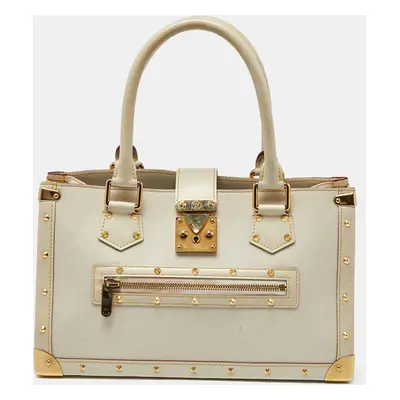 Louis Vuitton White Suhali Leather Le Fabuleux Bag