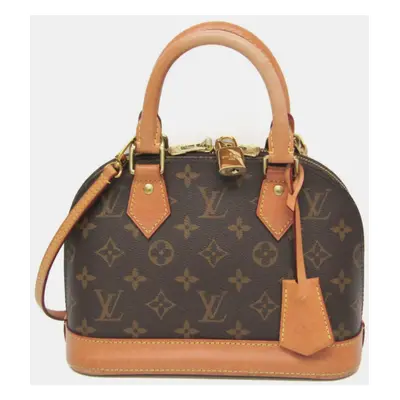 Louis Vuitton Brown Monogram Canvas Alma BB Top Handle Bag