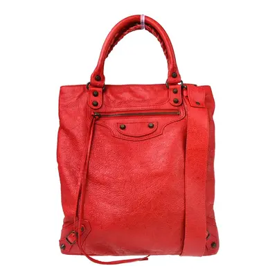 Balenciaga Red Tote Bag